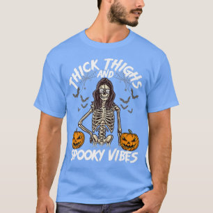 Camiseta Coxas Espessas E Víblias Engraçadas Senhora Esquel