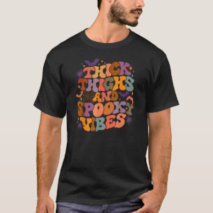 Camiseta Coxas Espessas E Víblias Loucas Trazem Hallowe