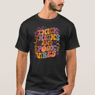 Camiseta Coxas Espessas E Víblias Loucas Trazem Hallowe