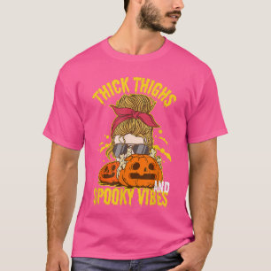 Camiseta Coxas espessas e víblias macabras Salão de Mulhere