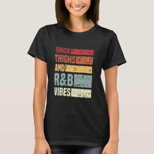 Camiseta Coxas espessas e vibrações em P&B são as melhores