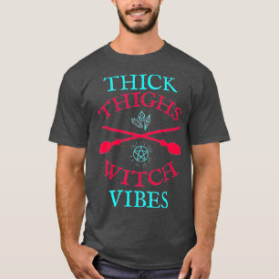 Camiseta Coxas grossas bruxas bruxas bruxas bruxas do Hallo