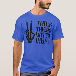 Camiseta Coxas grossas bruxas víblias esqueleto de esquelet