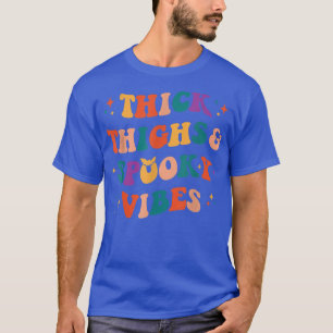 Camiseta Coxas grossas do Halloween Vibes Engraçadas Homens