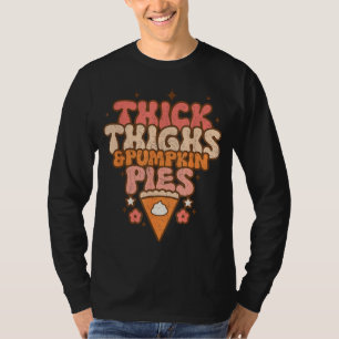 Camiseta Coxas grossas e abóboras empalidecem Bebê Ação de 