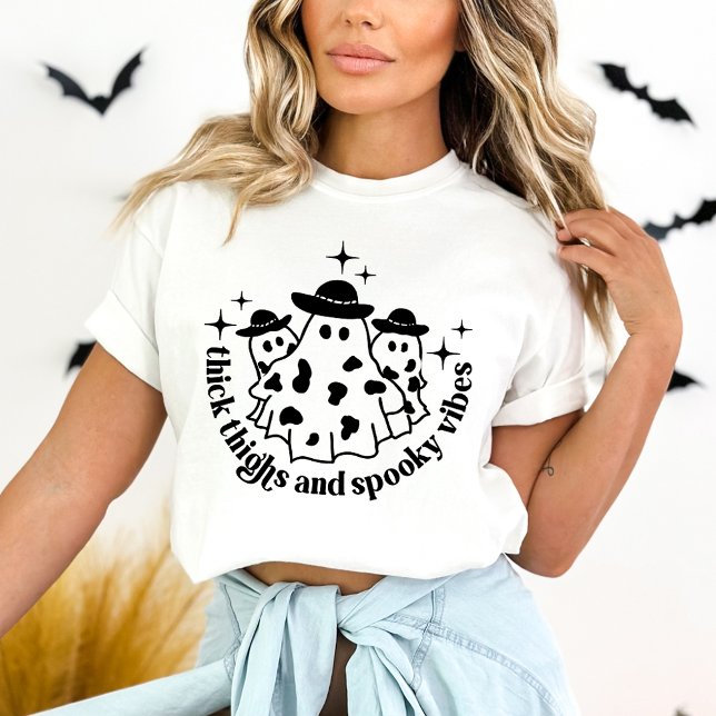 Camiseta Coxas grossas e víblias assustadoras no Dia das Br (Criador carregado)