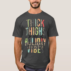 Camiseta Coxas grossas e víblias de Natal Feliz Leo