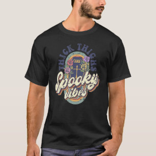 Camiseta Coxas Grossas E Vibrações Assustadoras O Halloween