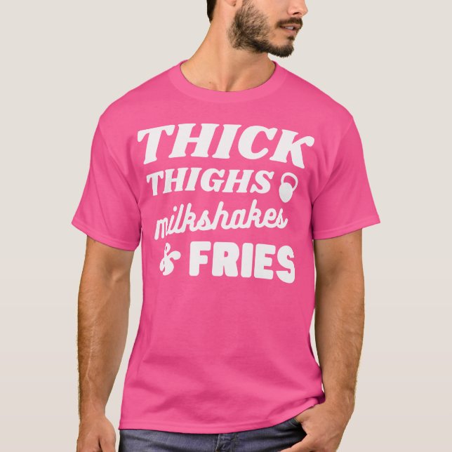 Camiseta Coxas grossas Levantam Fritas Engraçadas Levantand (Frente)