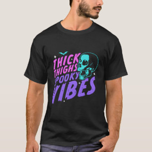 Camiseta Coxas grossas Víblias Dias de as Bruxas engraçados