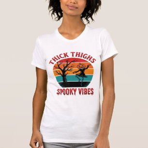 Camiseta Coxas Grossas Vibrações Assustadoras Design de Cam