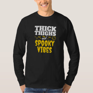 Camiseta Coxas Grossas Vibrações Assustadoras  Halloween