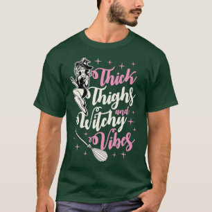 Camiseta Coxas Pesadas E Bruxas Víbias Bonitas Halloween