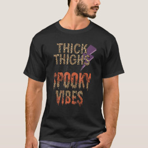 Camiseta Coxas Pesadas E Víblias Loucas Leopard Halloween C