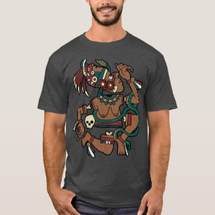 Camiseta Coyolxauhqui Aztec Deusa Lua Deusa Mayan Inca