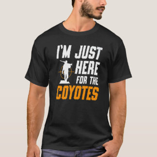 Camiseta Coyote Caça Estou aqui pelos Coyotes