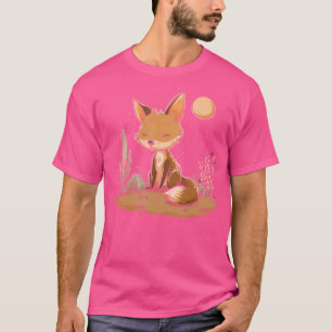 Camiseta Coyote Desert Cute Arizonan Wild Animal Cactus Wes