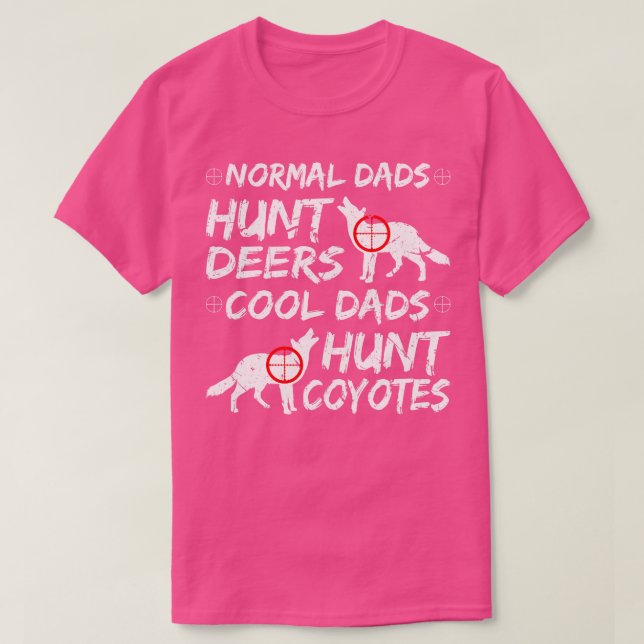 Camiseta Coyote Hunter Pai Hunt Coyotes (Frente do Design)