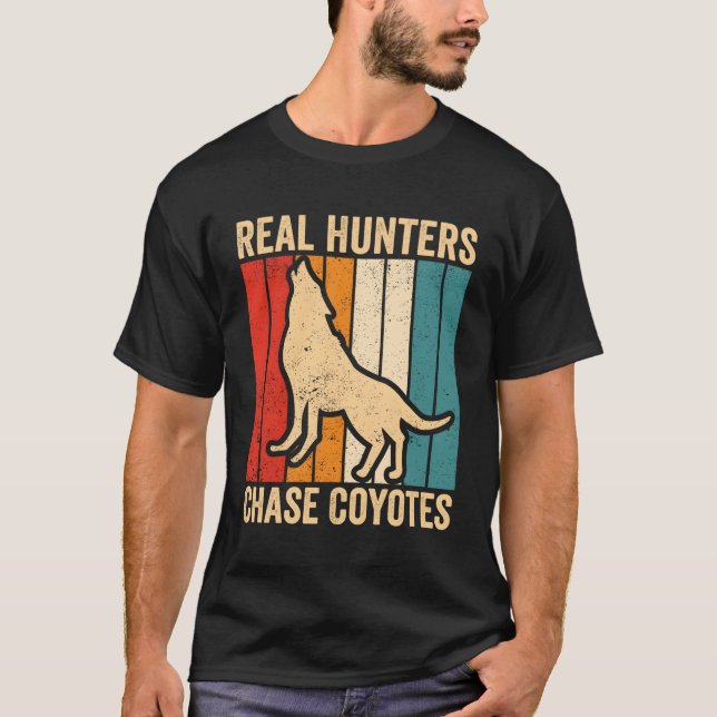 Camiseta Coyote Hunting Coyote Hunter Yote Real Hunters Cha (Frente)