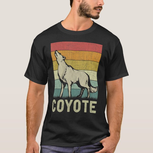 Camiseta Coyote  Men Women Coyote Retro (Frente)