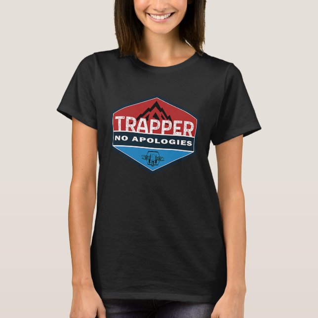 Camiseta Coyote Trapping for Trappers and Fur Traders Outdo (Frente)