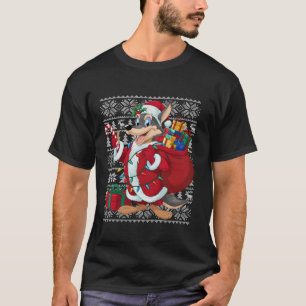 Camiseta Coyote Xmas Sweater Style Ugly Papais noeis Cristo