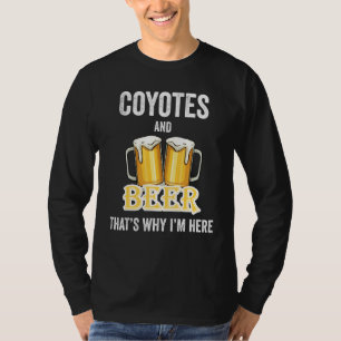 Camiseta Coyotes e cerveja, é por isso que estou aqui