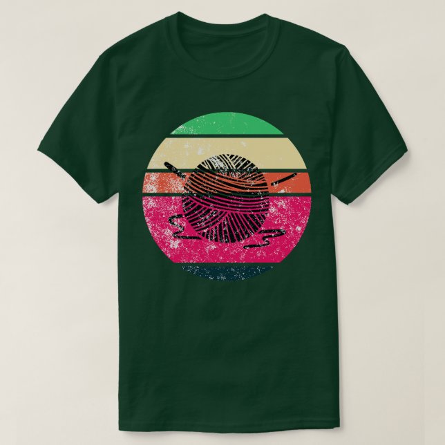 Camiseta Cozedura em Crochet Wool (Frente do Design)
