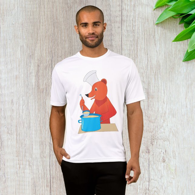 Camiseta Cozinha animal de diversão de sopa de Cozinhar de  (Criador carregado)