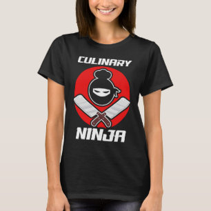 Camiseta Cozinha Cozinhar Ninja de culinária Guru Chef Cook