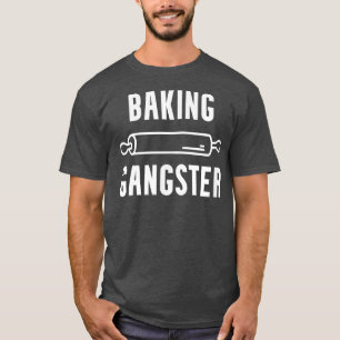 Camiseta Cozinha cozinheira cozinheira engraçada do gângste