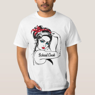 Camiseta Cozinha Da Escola Rosie O Pino Do Rodapé