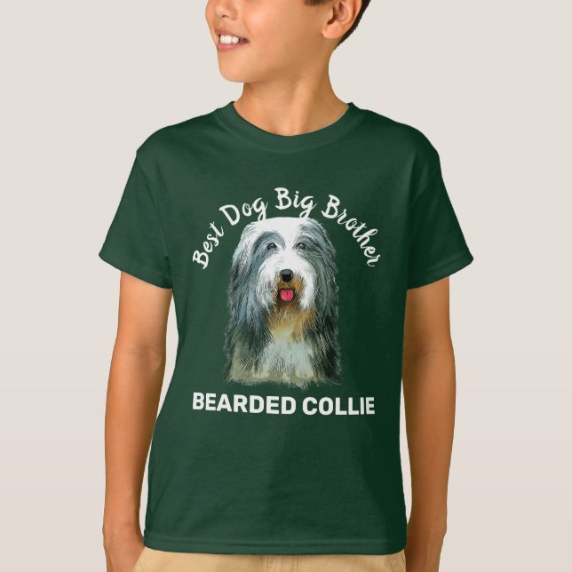 Camiseta Cozinha-d'água de Collie, o melhor irmão do cão (Frente)