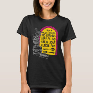 Camiseta Cozinha de Café da Escola Multitarefa para Almoçar
