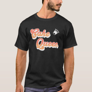 Camiseta Cozinha-de-coral-rosa-rainha-bolo