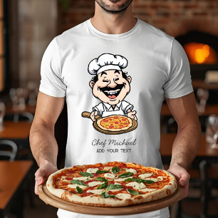 Camiseta Cozinha de Pizza / Restaurante de Pizzaria Italian