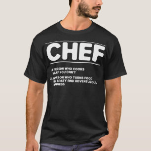 Camiseta Cozinha Engraçada Cozinha Chef América de definiçã