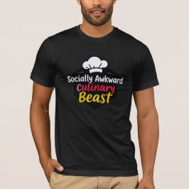 Camiseta Cozinha Engraçada Socialmente