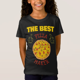 Camiseta Cozinha Engraçado Chef Melhor Pizza Cook