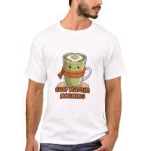 Cozinha Manhã Matcha Fofa Chá Verde Outono