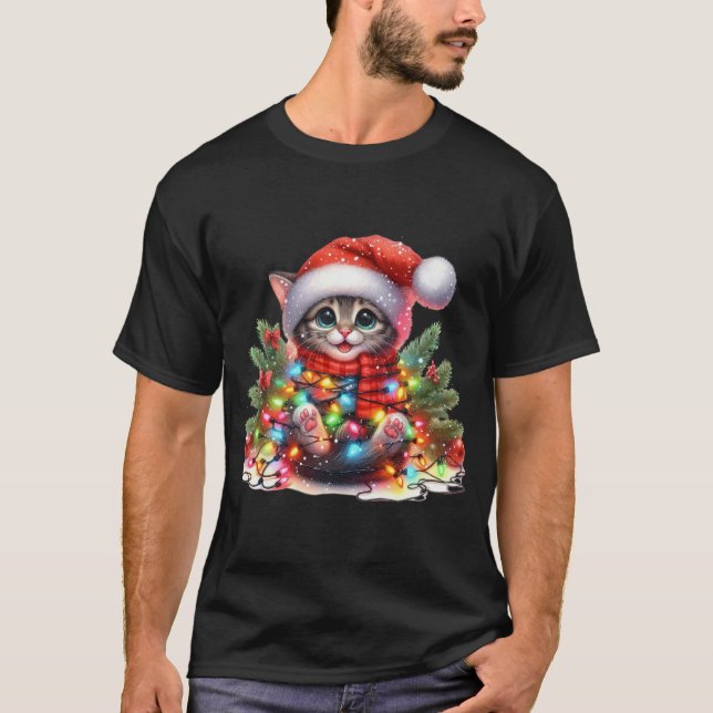 Camiseta Cozinha Natal Aquarela (Frente)