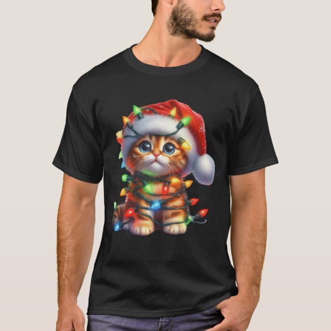 Camiseta Cozinha Natal Aquarela (Frente)