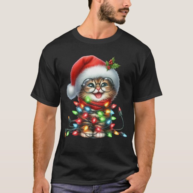 Camiseta Cozinha Natal Aquarela (Frente)
