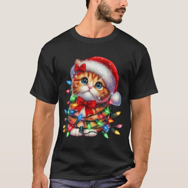 Camiseta Cozinha Natal Aquarela (Frente)