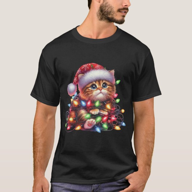 Camiseta Cozinha Natal Aquarela (Frente)