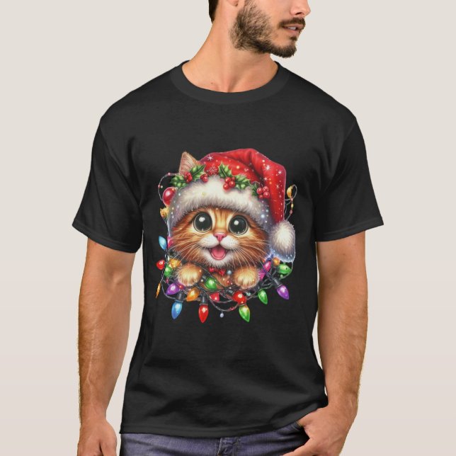 Camiseta Cozinha Natal Aquarela (Frente)