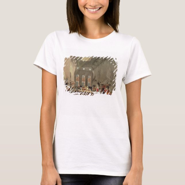 Camiseta Cozinha, Rua. Palácio de James, gravado por Willia (Frente)