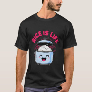 Camiseta Cozinhando Arroz O Arroz é Vida Gastronomia Cozinh