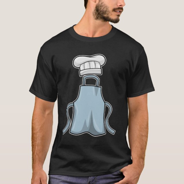 Camiseta Cozinhar avental e Cozinhar (Frente)