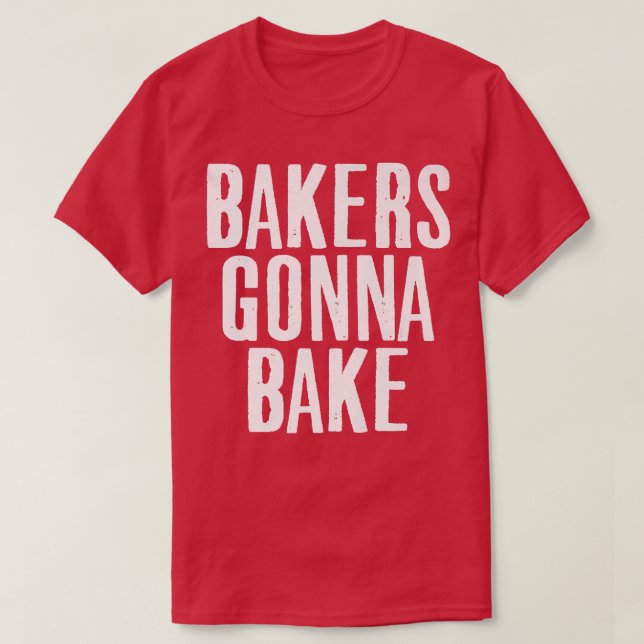 Camiseta Cozinhar Baker Vai Assar Fazendo Comida De Lover (Frente do Design)